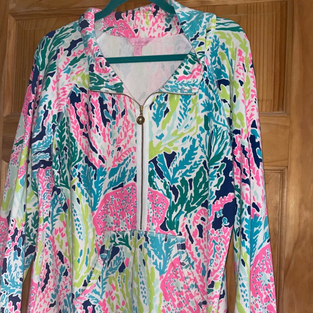 Lilly Pulitzer let’s Cha Cha popover Xl